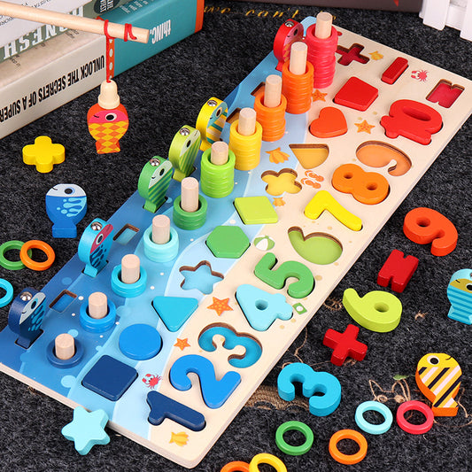 Montessori-Style 3D Numbers Puzzle