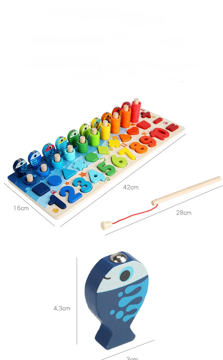 Montessori-Style 3D Numbers Puzzle