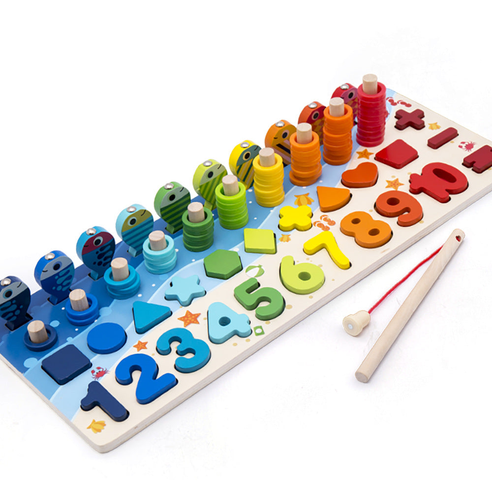 Montessori-Style 3D Numbers Puzzle