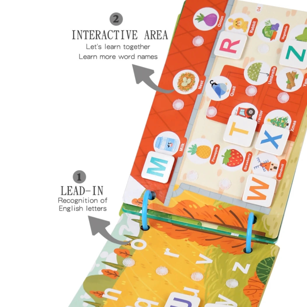 Montessori Busy Book for Kids - Interactive Learning Activity Book (Ages 3-6)