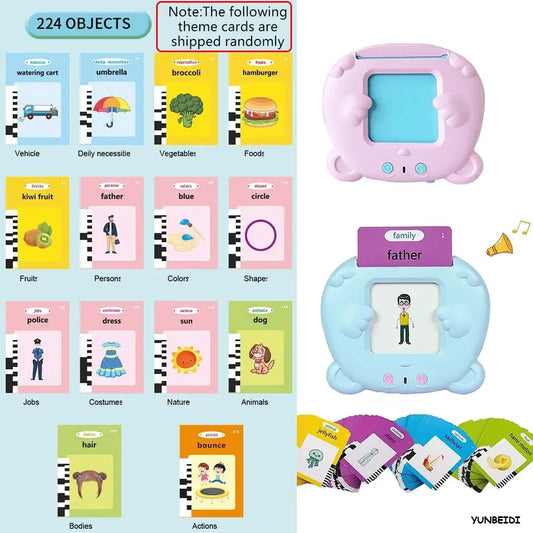 Smart Talking Flash Cards - Fun Learning Toy for Kids